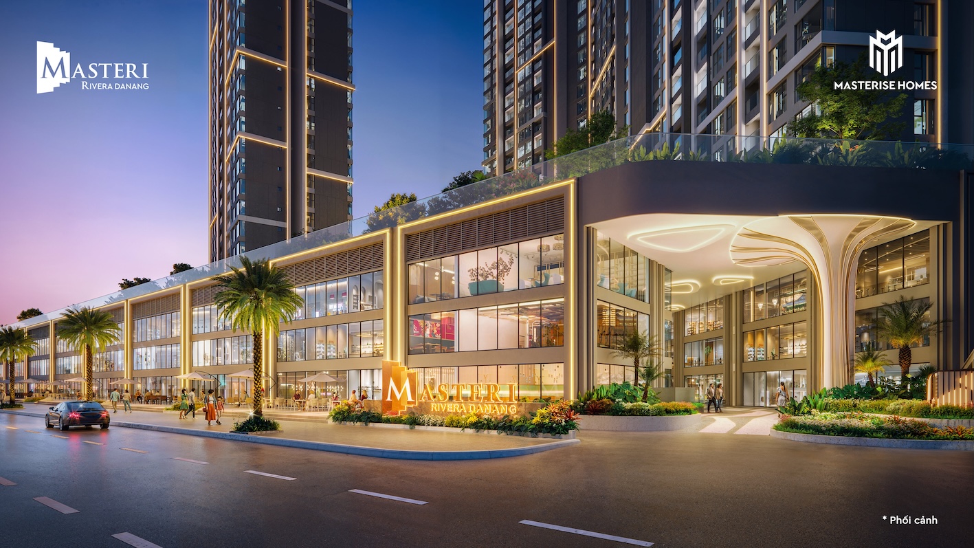 Tầm nhìn hướng sông tại dự án Masteri Rivera Đà Nẵng
